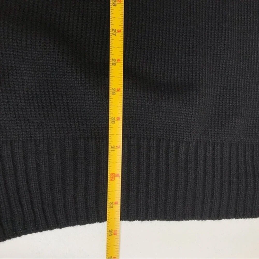 United States Sweaters All The Jingle Ladies Black Tunic Dress Womens Size Large